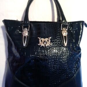 Beautiful fashion black big purse